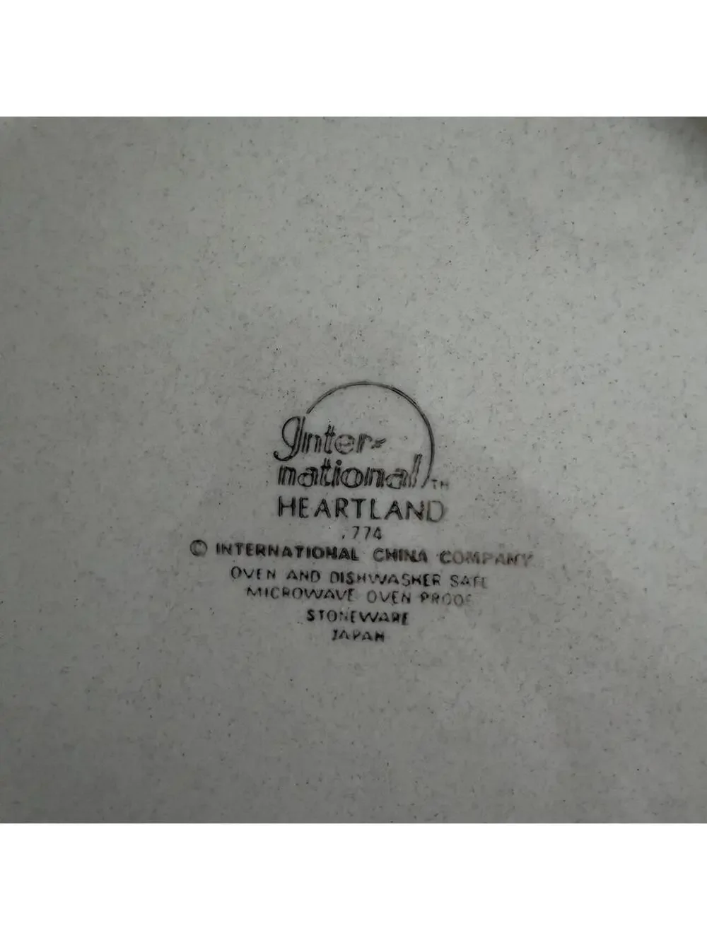 International Heartland Farmhouse 12” Chop Serving Plate Stonewear